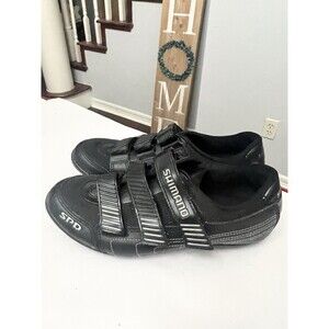 Shimano SPD SH-MA80 Cycling Mountain Biking Shoes Black Mens Size 8.5 Adjustable